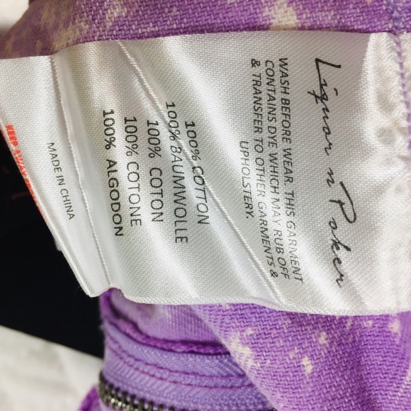 Liquor n Poker Denim acid wash crop top - Picture 9 of 9